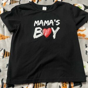 Black Mama's Boy Kids T-Shirt